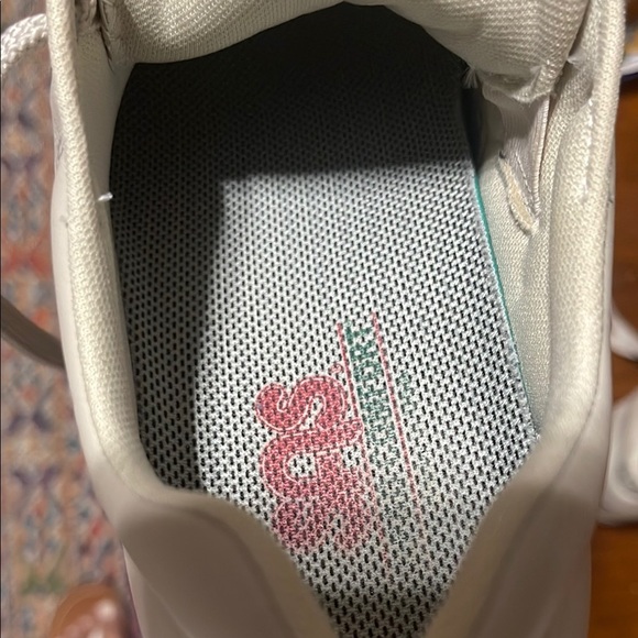 SAS Leather Comfort Sneakers. Color: Bone - Picture 10 of 11